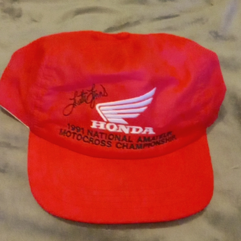 Vintage Honda Motocross Windbreaker Hat